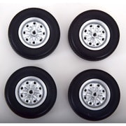 KKDCACC039 1/18 フォード タウヌス 1971 Tire Set 2 with rims [ダイキャストミニカー]