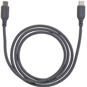 humor USB 2.0 CABLE TYPE-C to TYPE-C 1.0m グレーブラック 669-961469