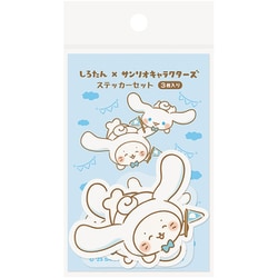 001675-51 [ステッカーセット しろたん×サンリオキャラクターズ シナモロール]