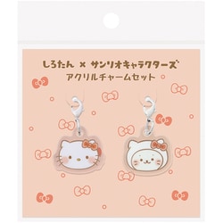 001677-53 [アクリルチャームセット しろたん×サンリオキャラクターズ ハローキティ・A]