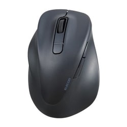 Bluetooth マウス 静音 ワイヤレスマウス 無線 5ボタン 左手専用 抗菌 Sサイズ 小型 2台接続可 EX-G ブラック M-XGS31BBSKBK