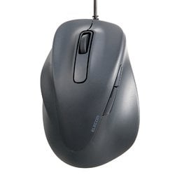 有線 マウス 静音 5ボタン 左手専用 抗菌 Sサイズ 小型 EX-G ブラック M-XGS31UBSKBK