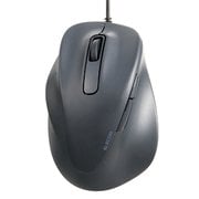 有線 マウス 静音 5ボタン 左手専用 抗菌 Sサイズ 小型 EX-G ブラック M-XGS31UBSKBK