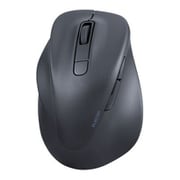 Bluetooth マウス 静音 ワイヤレスマウス 無線 5ボタン 左手専用 抗菌 XLサイズ 2台接続可 EX-G ブラック M-XGXL31BBSKBK