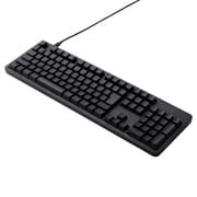 キーボード 有線 着脱式USBケーブル 静音 赤軸 リニア メカニカル テンキー付き Leggero(レジェロ) ブラック TK-MC50UKPBK
