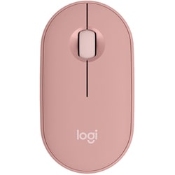 ワイヤレスマウス PEBBLE MOUSE 2 M350S Bluetooth 3ボタン EasySwitch搭載 ローズ M350sRO