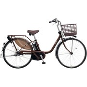 電動アシスト自転車 ビビ・EX 24インチ 内装3段変速 16Ah チョコブラウン BE-FE432T