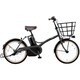 電動アシスト自転車 グリッター 限定 20インチ 内装3段変速 12Ah マットスモークグレー BE-FGL031N