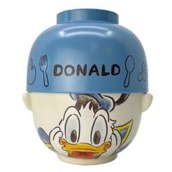 ディズニー ドナルドダック 汁椀・お茶碗 セット 大 約480ml 水彩タッチ SAN3247-3