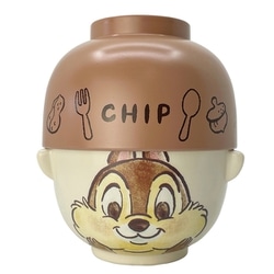 ディズニー チップとデール チップ 汁椀・お茶碗 セット 大 約480ml 水彩タッチ SAN3247-5