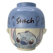 ディズニー リロ&スティッチ スティッチ 汁椀・お茶碗 セット 大 約480ml 水彩タッチ SAN3247-8