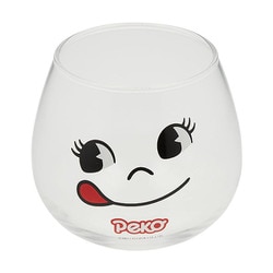 不二家 ペコちゃん Peko ゆらゆら グラス 約290ml スマイル SAN3805