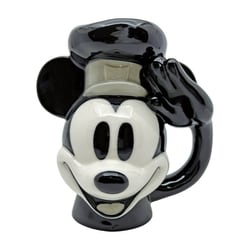 ウォルト ディズニー カンパニー 創立100周年 D100 ミッキーマウス 3D マグカップ 蒸気船ウィリー 約400ml SAN4176
