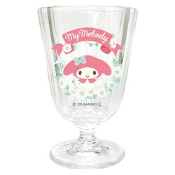 サンリオ （SANRIO） マイメロディ グラス 脚付き マイメロ 約190ml SAN4215-3