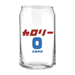 おもしろ食器 カロリーゼロ気分 缶型グラス 約360ml SAN4250