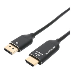 DisplayPort - HDMI 変換ケーブル 2m 4K60Hz対応 DP-HDC4K20/BK