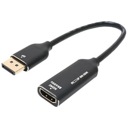 DisplayPort - HDMI 変換アダプタ 8K60Hz/4K120Hz対応 DP-HDA8K1/BK