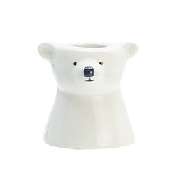 かわいい雑貨 歯ブラシスタンド 1本用 高さ約5cm シロクマ SAN3774
