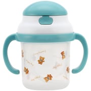 ランチグッズ KSH2 ぬいぐるみ くま ストローホッパー両手マグ 230ml