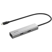 HDMI/Type-C/Type-A対応 ドッキングステーション USB 3.2 Gen1対応 シルバー LUD-U3-CU301SV