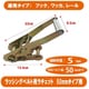 diy-033 [締め機 破断荷重 5ton フック ワッカ レール 幅50mm ラチェット式]