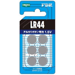 アルカリボタン電池 1.5V 6個 LR44（6B）