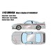 EM645A 1/43 マインズ スカイライン GT-R BCNR33 ソニックシルバー [レジンキャストミニカー]