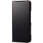 PM-P233PLFUBK [Google Pixel 8用 ケース レザー カバー 手帳型 マグネット フラップ 衝撃吸収 超軽量 薄型 ワイヤレス充電可 スタンド機能付 UltraSlim ブラック]