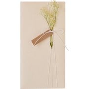 ミニスワッグ付きポチ袋 ホワイト 各1枚入 KPB-5003