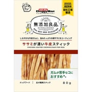 無添加良品 ササミが濃い牛皮スティック 80g