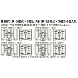 00075 Nスケール 塗装済みキット こんてにゃあ 国鉄冷蔵コンテナR10形式 [鉄道模型用品]