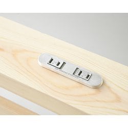 YAMAZEN 宮付き すのこベッド シングル SMB-10205C(NA) 販売終了】宮付き すのこベッド シングル ナチュラル | 山善