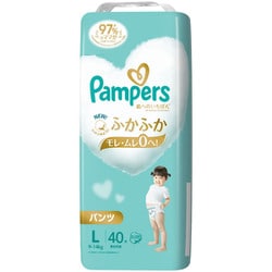 パンパース 肌へのいちばんパンツ スーパージャンボ L40枚（9-14kg） [紙オムツ パンツタイプ]