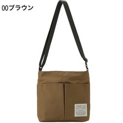 4X48-00 [innocence（イノセンス） ONE MILE シリーズ タックポケット舟形ショルダー ブラウン]