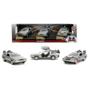 33399 バック・トゥ・ザ・フューチャー デロリアン タイムマシーン 3台セット [ダイキャストミニカー]