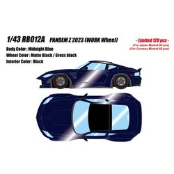 ミニカー　1/43 PANDEM Z 2023 WORK Wheel(ミッドナイトブルー) [RB012A] ヨドバシ.com - アイドロン RB012A 1/43 PANDEM Z 2023 WORK