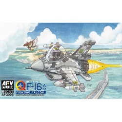 AFQ005 デフォルメ飛行機 F-16A ファイティングファルコン [組立式プラスチックモデル]
