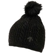 ウィメンズニットキャップ W KNIT CAP DWCWJC63 (BLK)ブラック [ニットキャップ ビーニー]