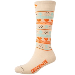 ジュニアソックス JUNIOR SOCKS DWDWJB61 (LWT)ルミナスホワイト 16-19cm [スキーソックス ジュニア]