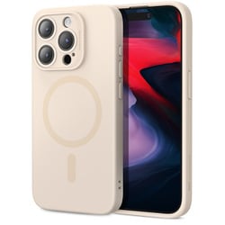 ESR Cloud Soft Case （HaloLock）, Compatible with iPhone 15 Pro Max - Light Ten [iPhone 15 Pro Max対応 Magsafe対応 ミリタリーグレードシリコンケース]