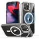 ESR Classic Hybrid Case with Stash Stand （HaloLock）, Compatible with iPhone 15 Pro Max - Clear [iPhone 15 Pro Max対応 カメラリングスタンド付き クリアハイブリッドMagSafe対応ケース]