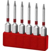6本組ヘクスローブロングビットTX20 BIT50-TX20
