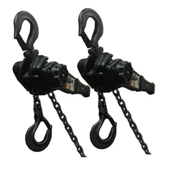 lh-006-2p [レバーホイスト ブラック 1.5m 2台セット 1600kg]