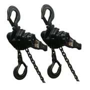 lh-006-2p [レバーホイスト ブラック 1.5m 2台セット 1600kg]