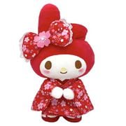191588-24 サンリオキャラクターズ ぬいぐるみ S 桜着物 Ver. マイメロディ / レッド [キャラクターグッズ]