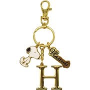 191915-24 PEANUTS イニシャルキーリング スヌーピー / H [キャラクターグッズ]
