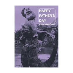 ゴジラ グリーティングカード 80 FATHER'S DAY [キャラクターグッズ]
