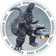 東宝怪獣 缶バッジ ゴジラ 1984 新宿 [キャラクターグッズ]