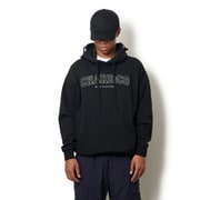UNIVERSITY LOGO HOODIE SWEATS cac-01-2310-02 BLACK Lサイズ [アウトドア パーカー メンズ]