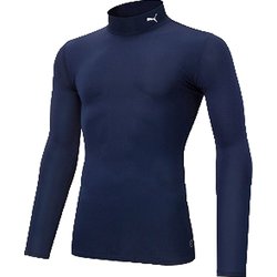コンプレッション モックネック 長袖 シャツ 656331 06 Sサイズ [サッカー シャツ メンズ]